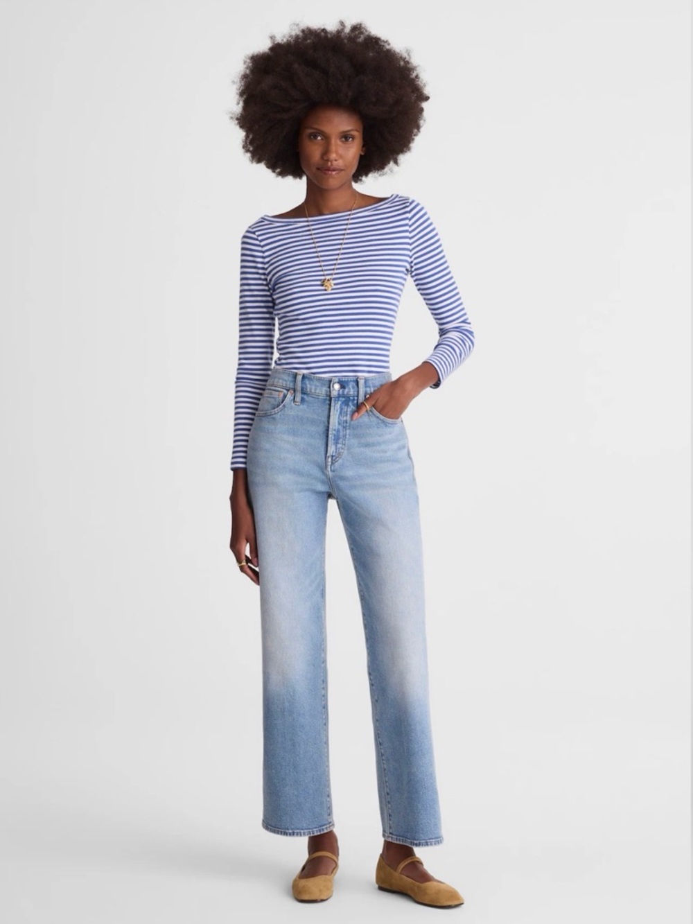 Madewell  the perfect vintage wide leg crop Jeans